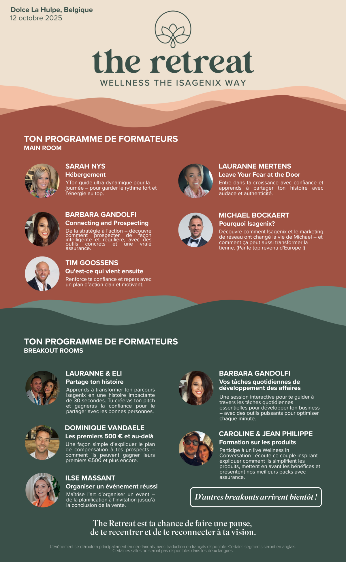 FR – Speaker Lineup – The Retreat